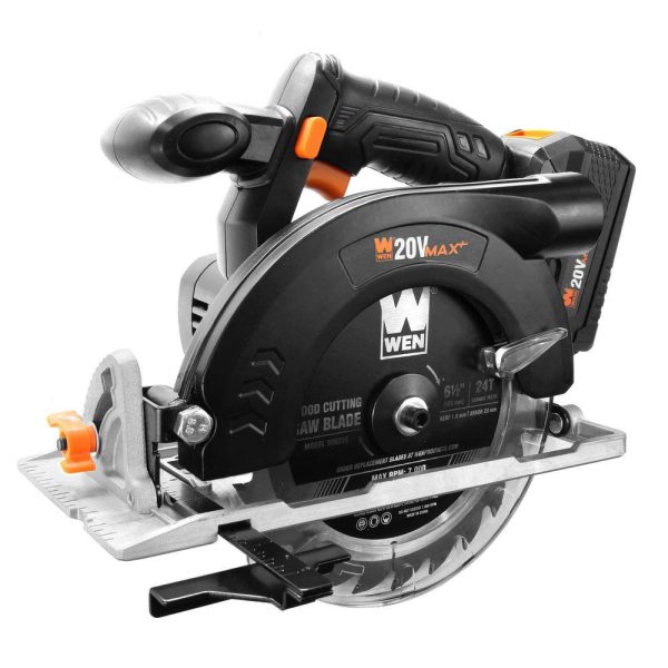 20625 20-Volt Max 6.5 in. Cordless Circular Saw with 4.0 Ah Lithium-Ion Battery and Charger