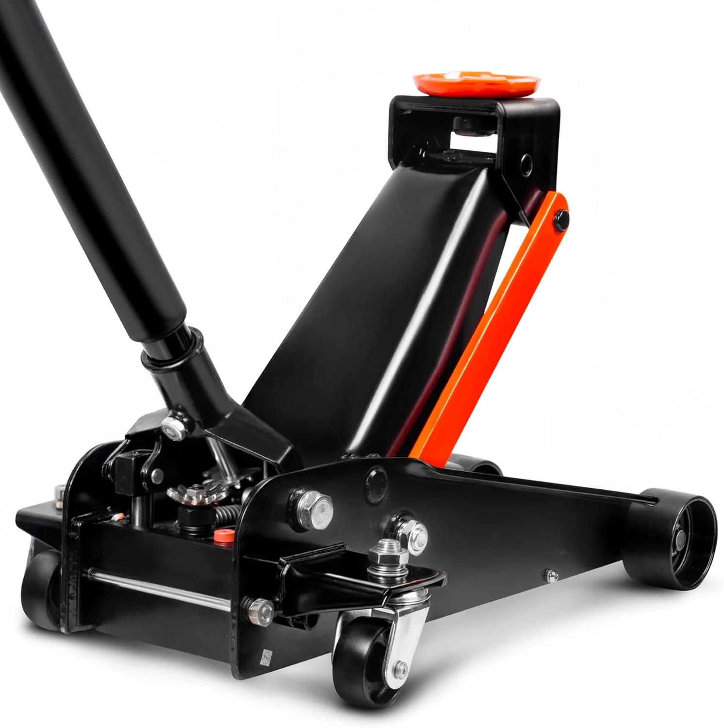 3 Ton Heavy Duty Hydraulic Floor Jack for Car (6600 lbs) With Single Piston Pump, Quick Lift, Lifting Range 5.5'' to 18.5''