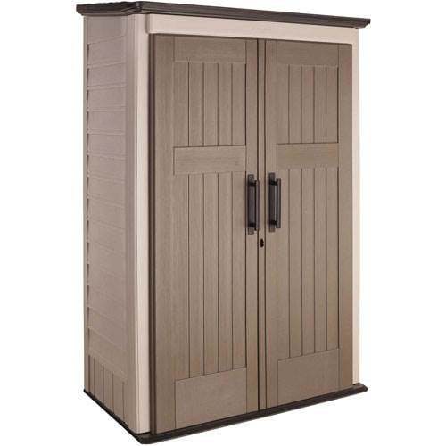 Rubbermaid Outdoor Storage Shed, 52 Cu.Ft., Weather-Resistant, Lockable Doors