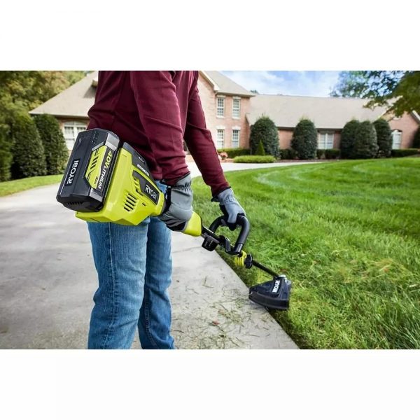 40V Brushless 20 in. Walk Behind Self Propelled Mower String Trimmer Leaf Blower with (2) Batteries and (2) Chargers
