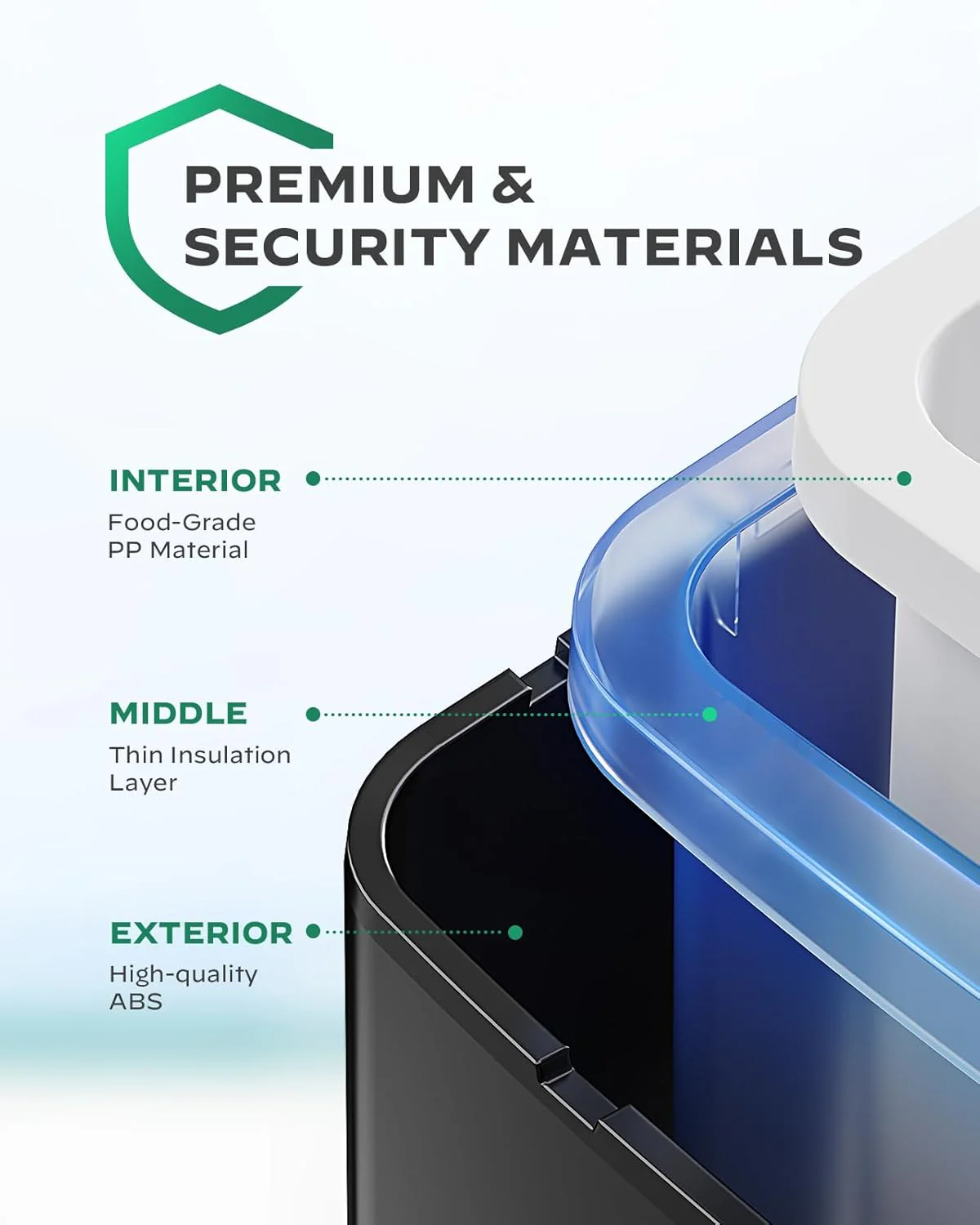 Nugget Ice Maker Countertop Pebble Ice Maker with Soft Chewable Ice