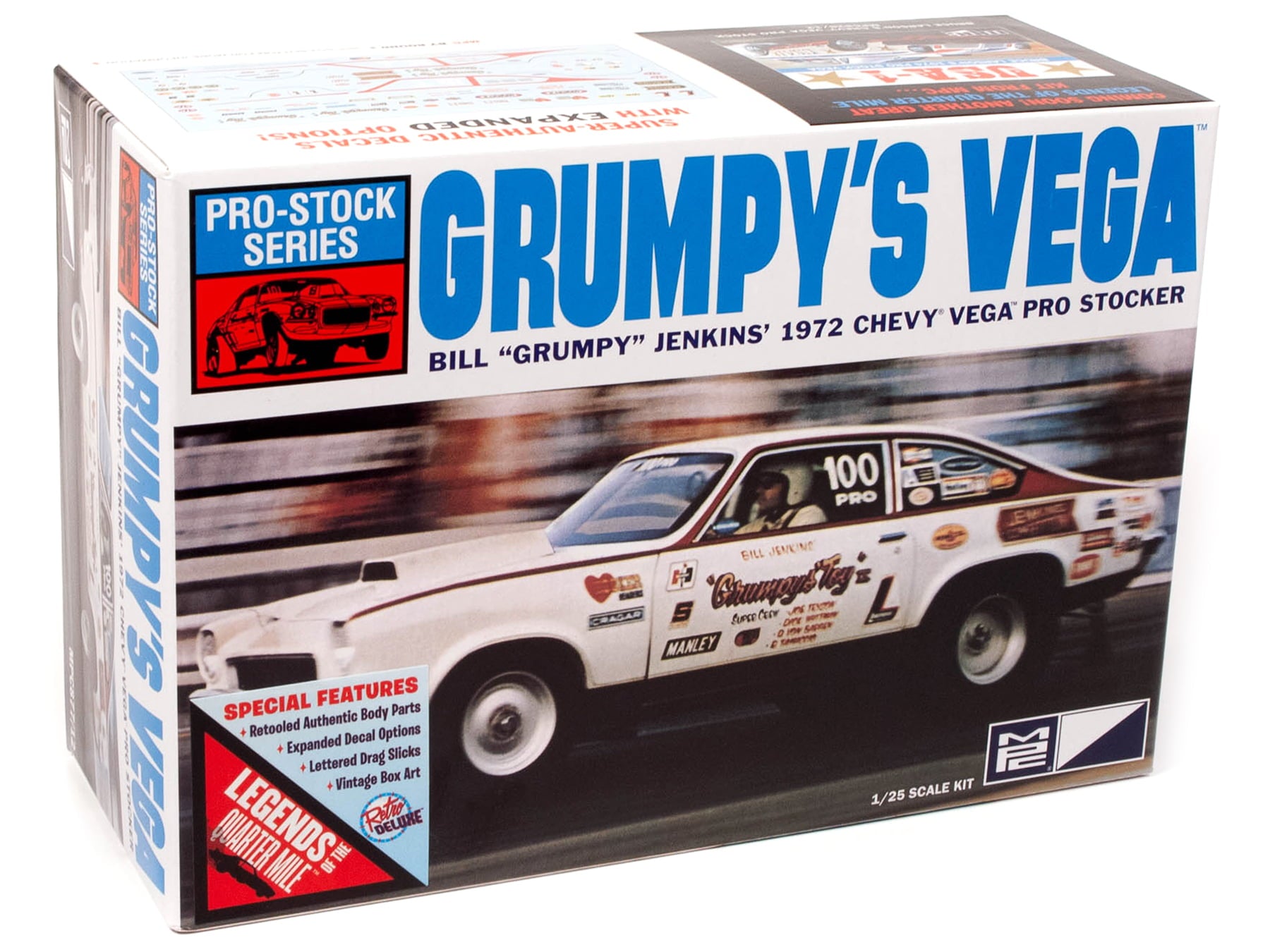 MPC Skill 2 Model Kit 1972 Chevrolet Vega Pro Stock Bill