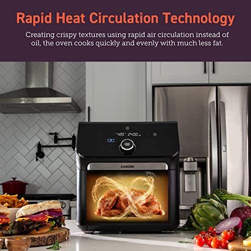 Air Fryer 6.8Qt, Dual Blaze with 360 ThermoIQ Tech