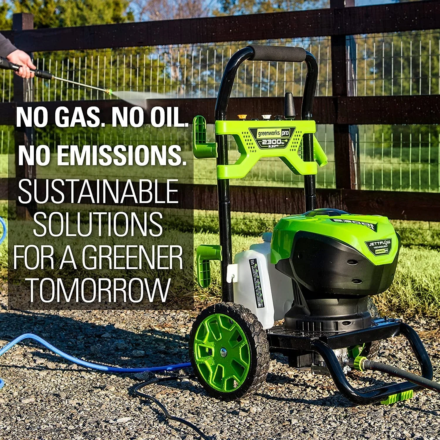 2025 Greenworks 2300-PSI 14 Amp 2.3-GPM Brushless Pressure Washer GPW2300 5118002VT