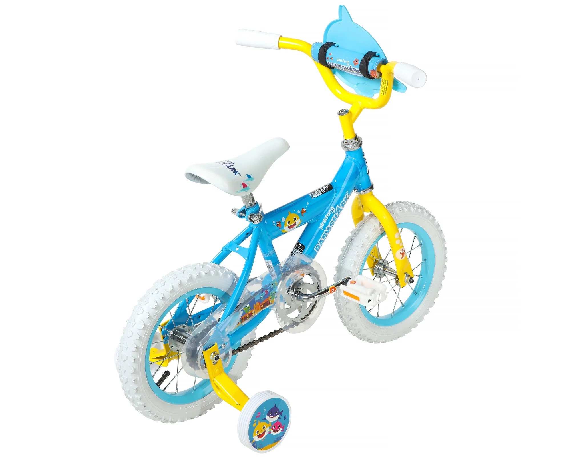 12′′ Dynacraft Baby Shark Boys BMX Bike, Kids Age 3-5 Years