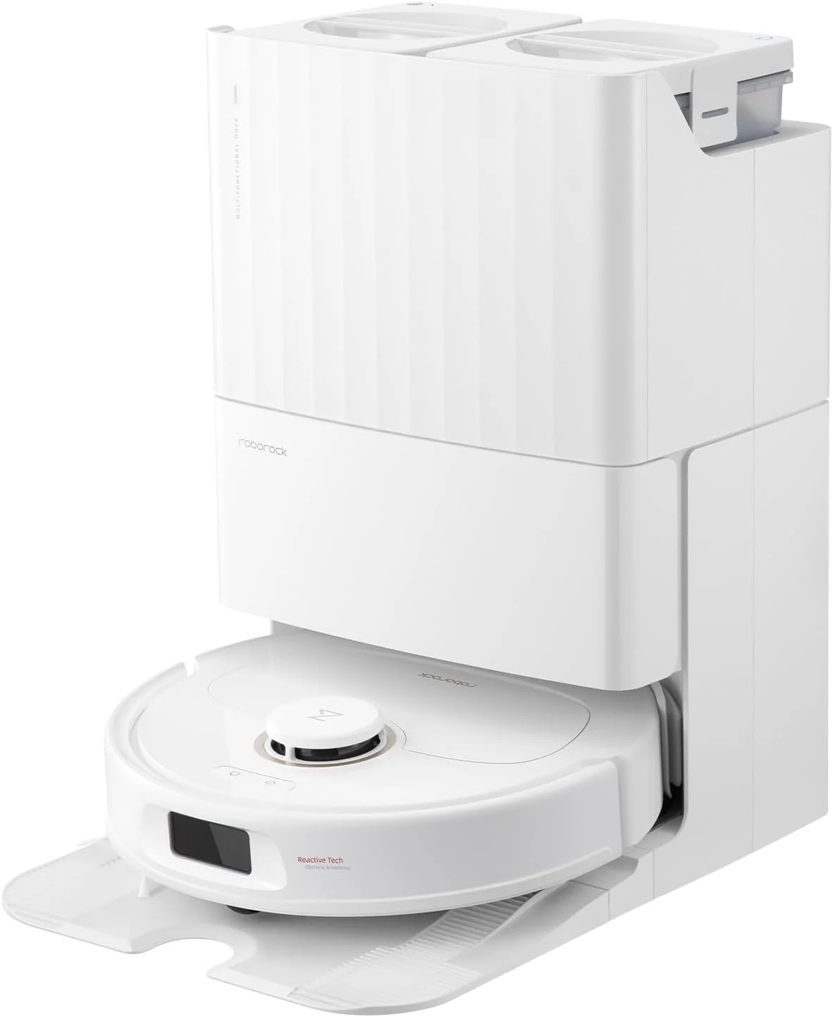 Robot Vacuum and Mop with FlexiArm Design Edge Mopping, Dynamic Hot Water Mop Washing and Auto Mop Drying, Intelligent Dirt Detection, 7,000 Pa Suction, Ideal for Carpets