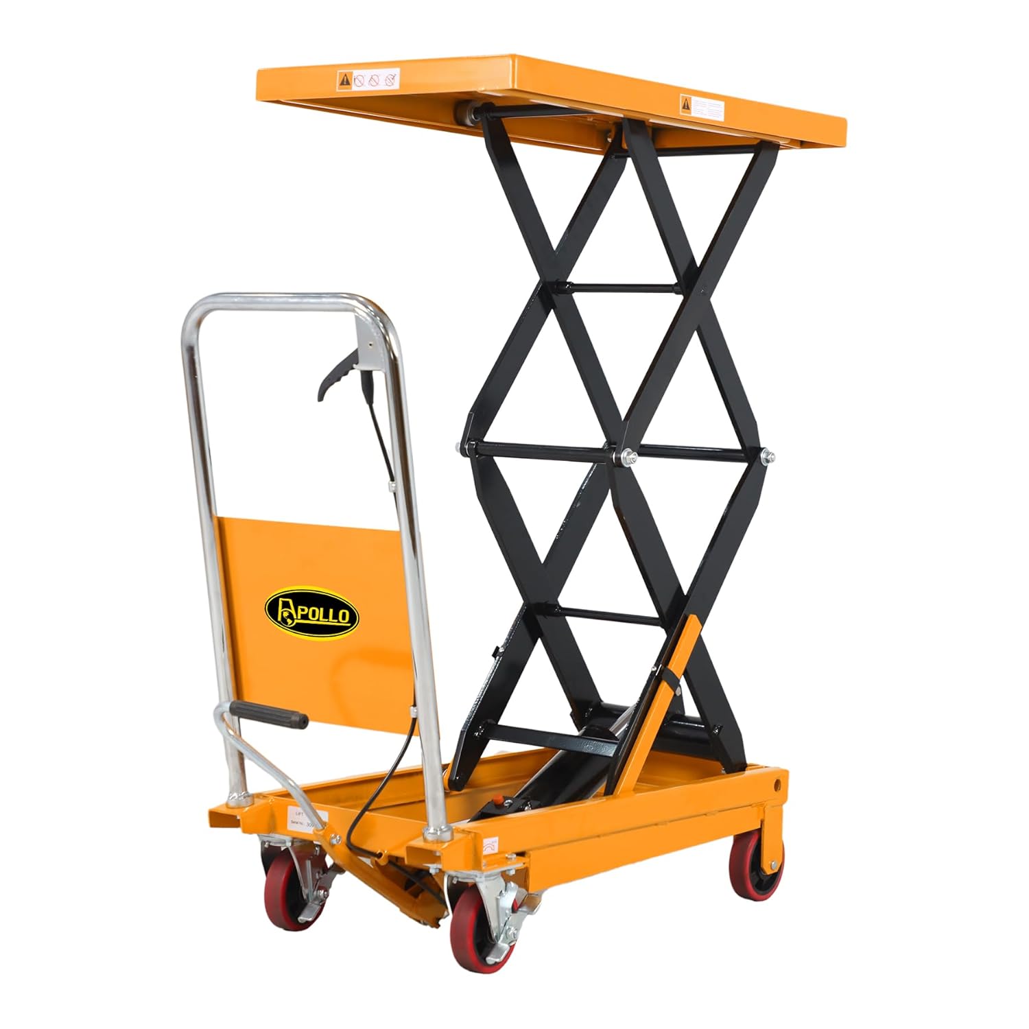 APOLLOLIFT Hydraulic Lift Table Cart – 770 lbs Capacity, 51
