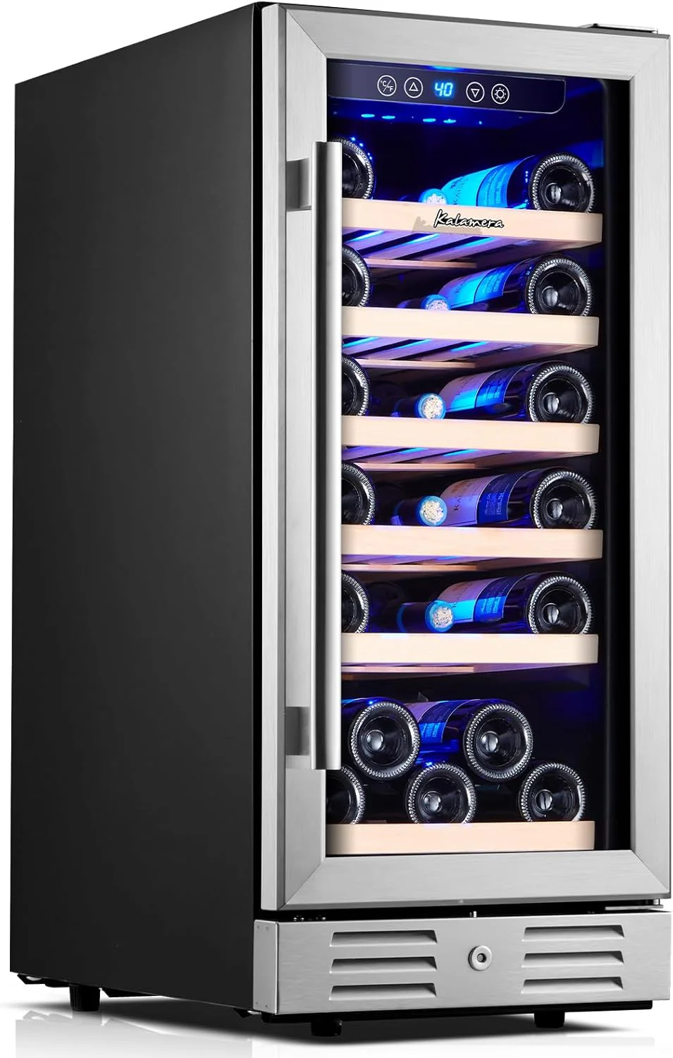 Mini Fridge Beverage and Wine Cooler Built-in or Freestanding