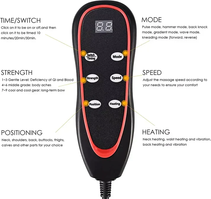 Shiatsu Massage Mat with Heat
