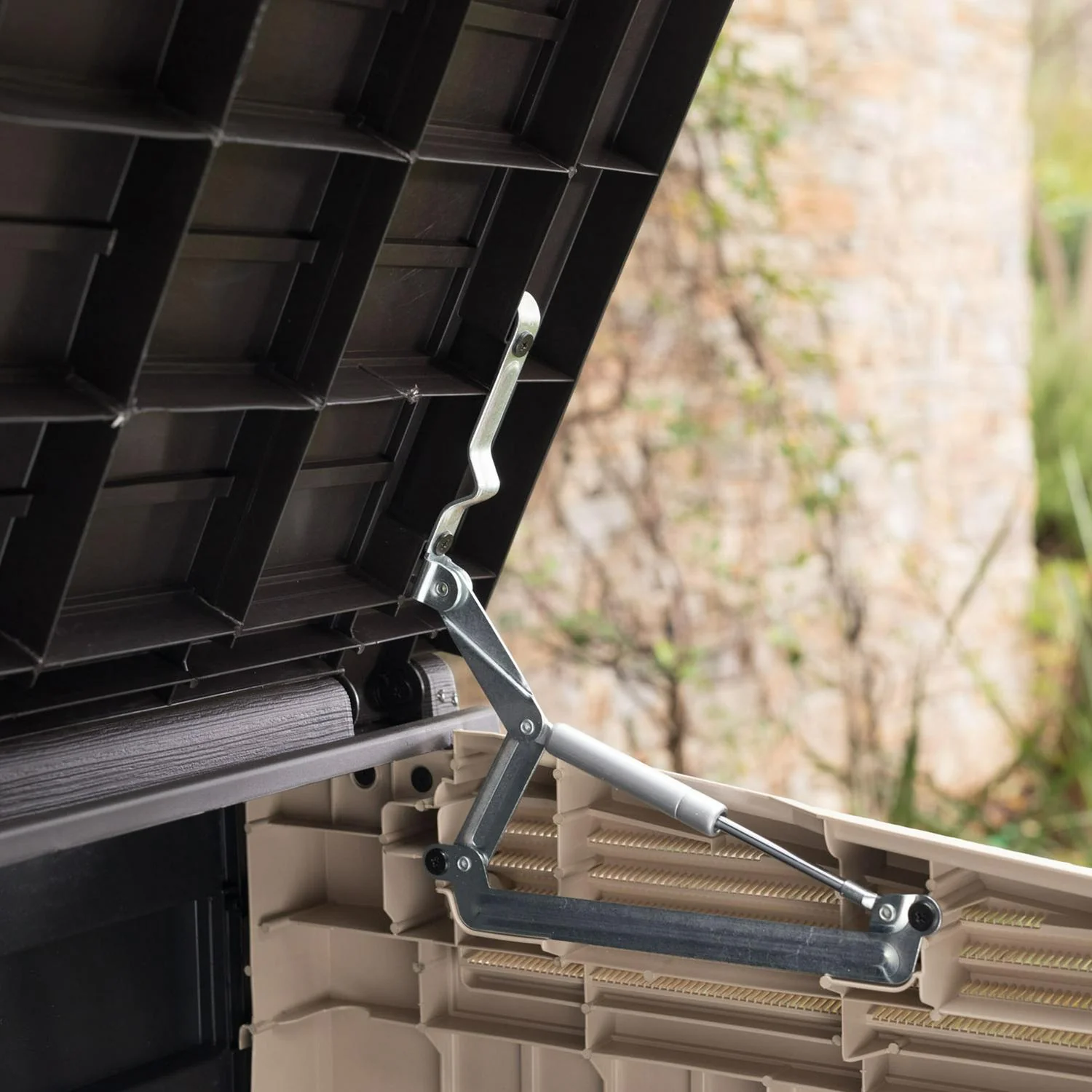 2025 Keter Store-It-Out Midi 30-Cu Ft All-Weather Resin Storage Shed, Beige