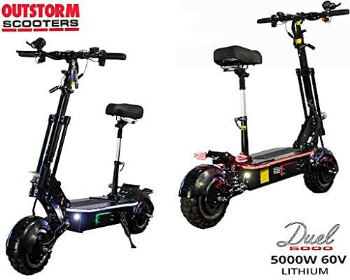 2025 MAXX 60MPH Ultra High Speed Electric Scooter for Adults Foldable, 5000W Power Dual Motor| 60V /38.5Ah Battery | 83 Miles Range | Grade 30°