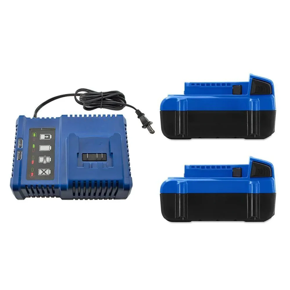24-Volt Max 2-Pack 4 Amp-Hour Lithium Power Tool Battery Kit (Charger Included)
