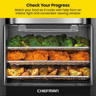2025 Chefman 10-Liter Digital Multifunction Air Fryer Plus Rotisserie Dehydrator Oven RJ38-10-RDO-V2