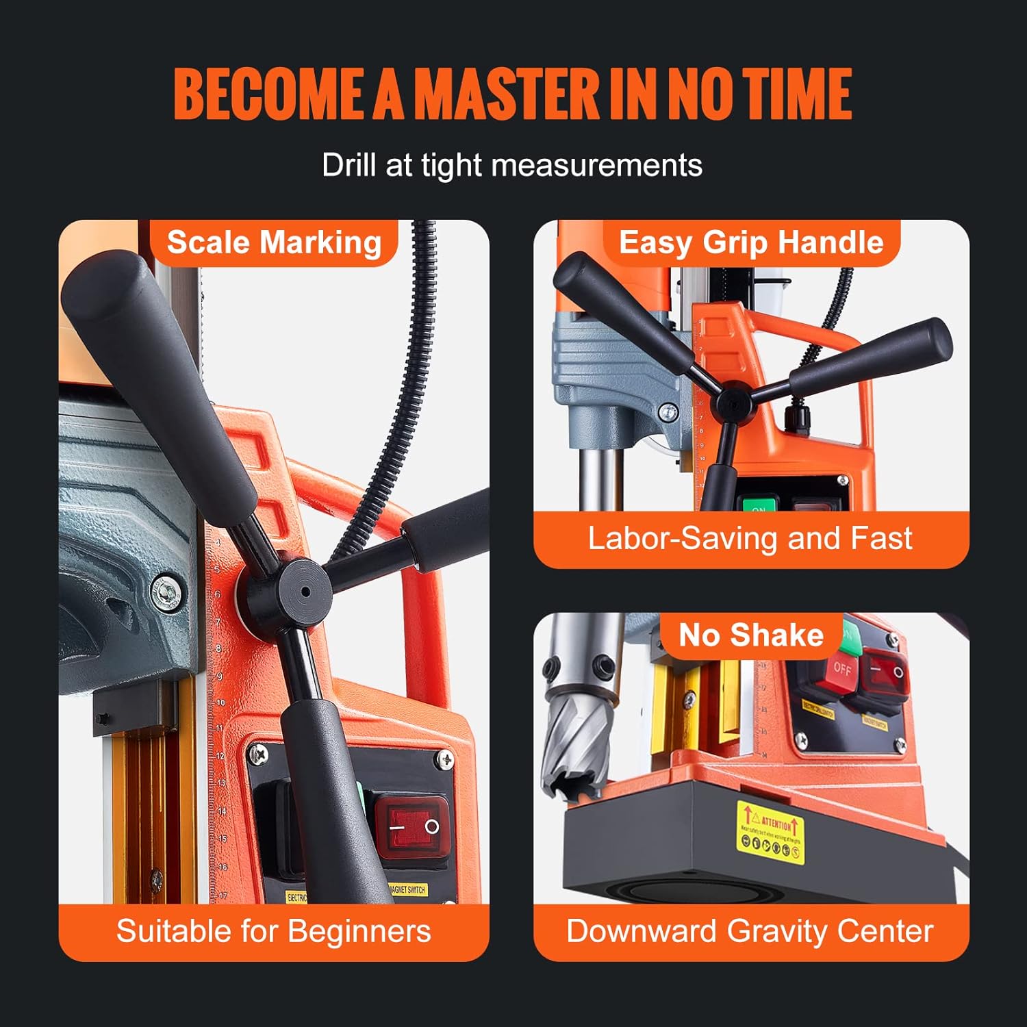 Mag Drill Press, 1550W 2