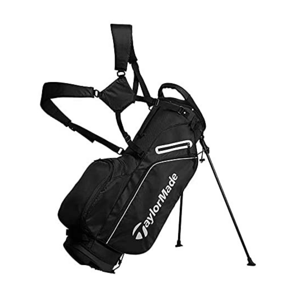 TaylorMade 5.0 ST Stand Bag, Black/White