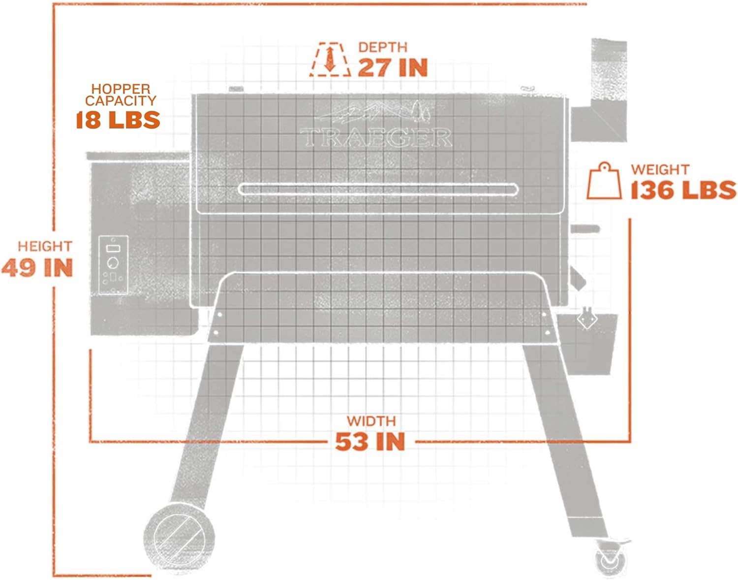 Grills Pro 34 Electric Wood Pellet Grill & Smoker