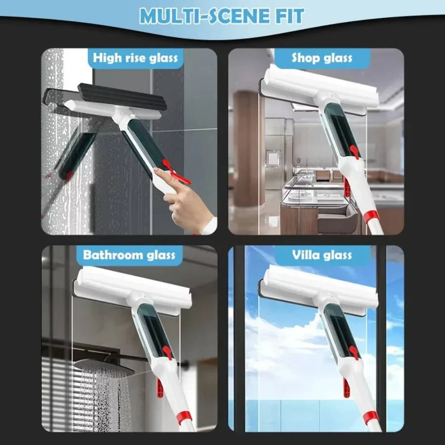 Long Handle Telescopic Window Cleaner