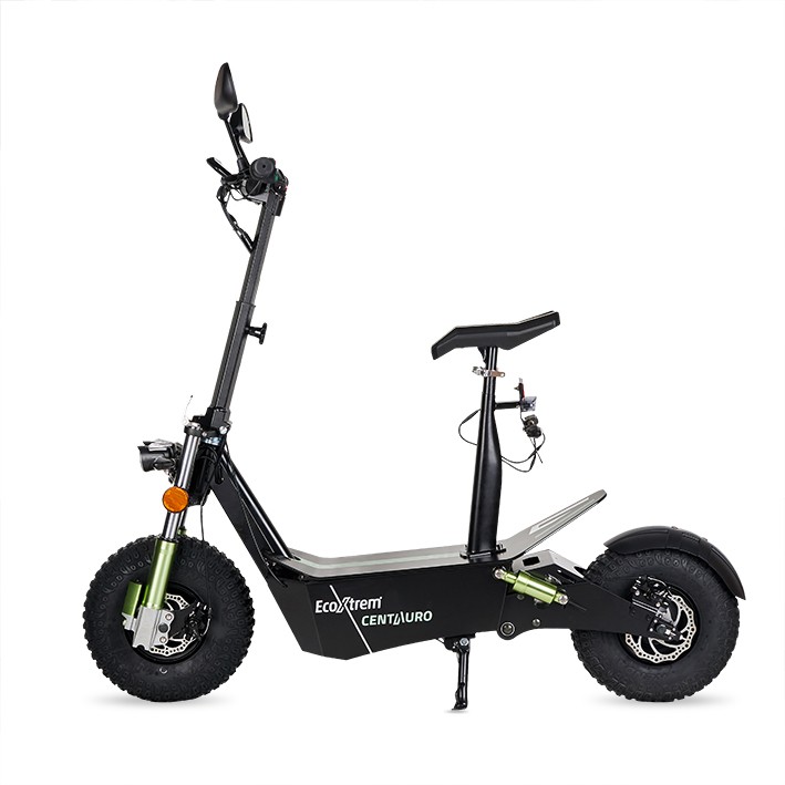 PATINETE ELÉCTRICO CENTAURO MATRICULABLE CON ASIENTO Y PANTALLA LCD XXL VERDE