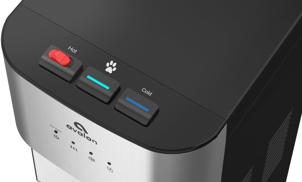 Limited Edition Self Cleaning Water Cooler Water Dispenser - 3 Temperature Settings - Hot, Cold & Room Water, Durable Stainless Steel Construction, Bottom Loading - UL Listed-Avalon