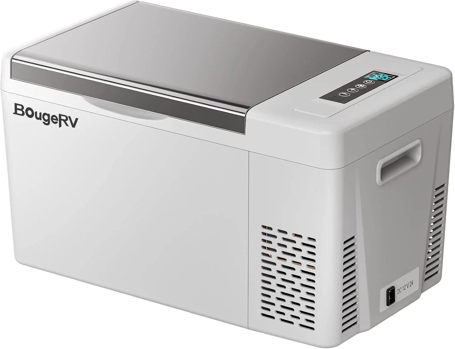 12 Volt Refrigerator 12V Car Fridge 23 Quart Portable Freezer Compressor Cooler 12/24V DC 110~240 Volt AC for Truck Van RV Camper SUV Travel Camping Road Trips Tailgating -7℉~50℉