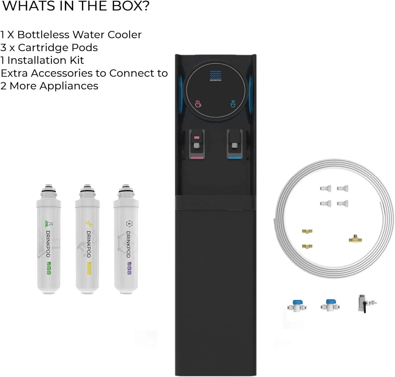 2025 Bottleless Water Cooler Hot and Cold Water Dispenser for Offices & Homes