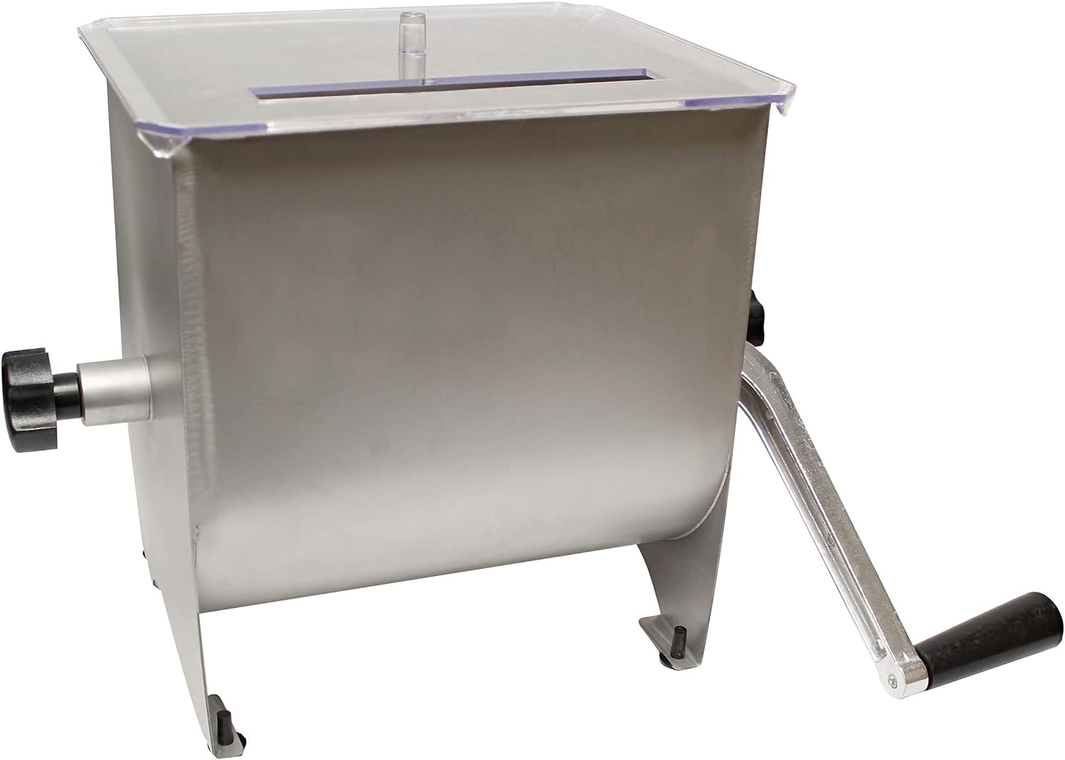 2025 Manual Meat Mixer – 20 lb Sausage Mixer Machine with Lid, Ideal for Ground Beef Processing