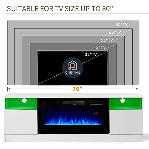2025 Oneinmil Fireplace TV Stand with 36