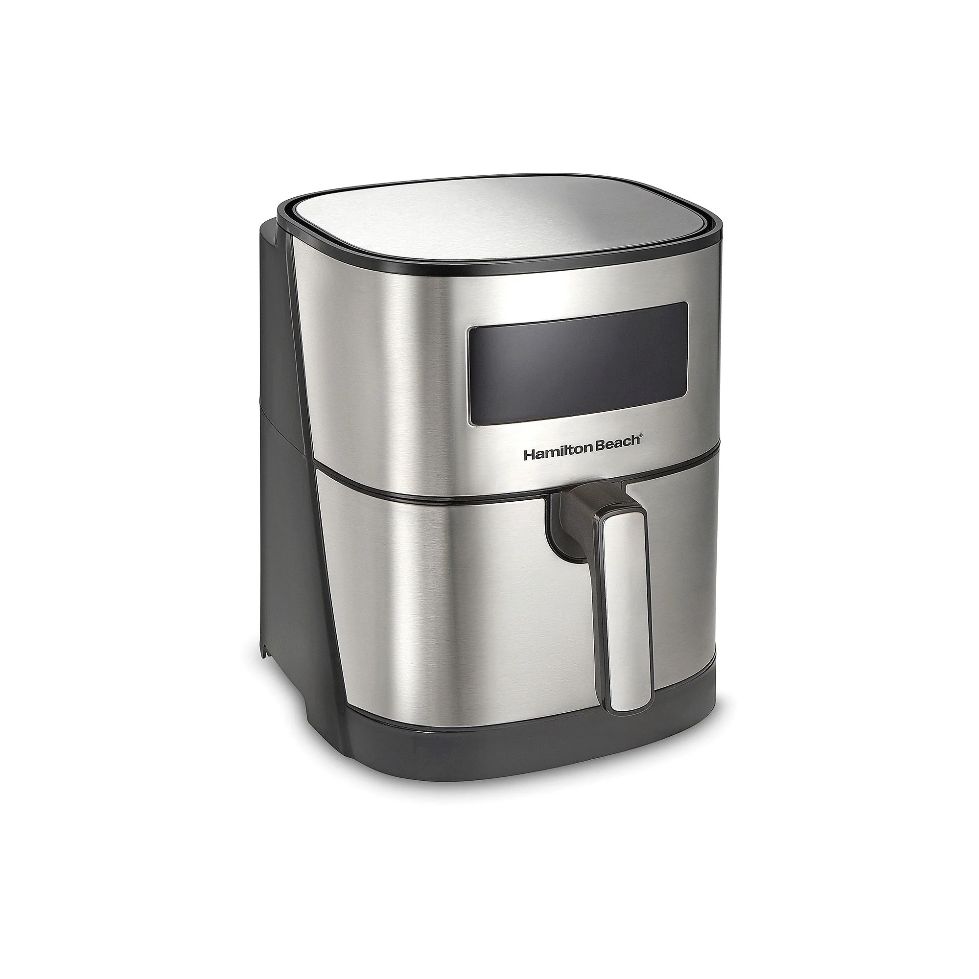 Hamilton Beach Digital Air Fryer, 5.8 Quart Capacity, Nonstick, Stylish Stainless Steel, 35075