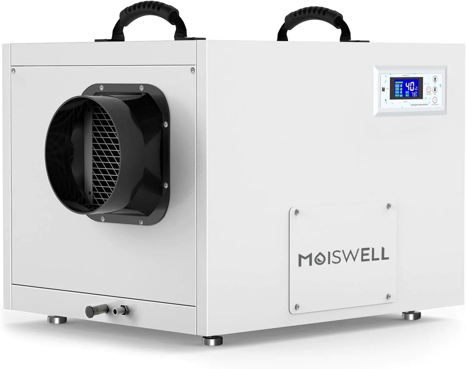 2025 Moiswell 212 Pints Commercial Crawl Space Dehumidifier with Pump and Drain Hose
