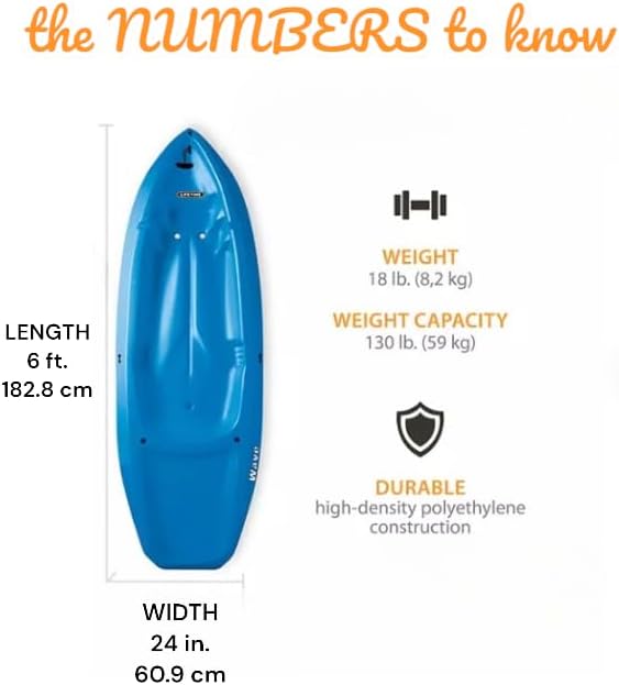 6' Youth Kayak with Paddle. Designed for Stability and Safety, It's The Perfect Choice for Young Paddlers Ready to Conquer The Water