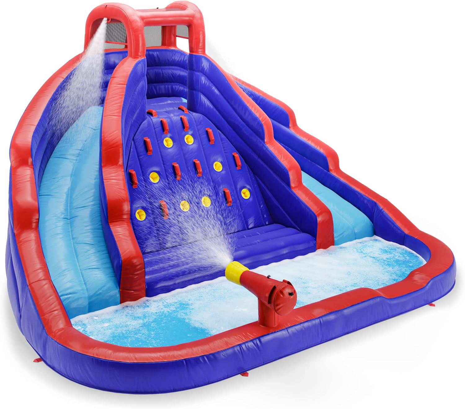 Inflatable Water Slide| Water Bounce House Waterslide for Backyard, Kids and Adults | Inflatable Water Park with Air Pump & Carrying Case