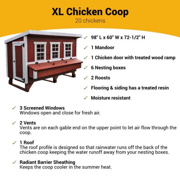 2025 OverEZ Chicken Coop X-Large