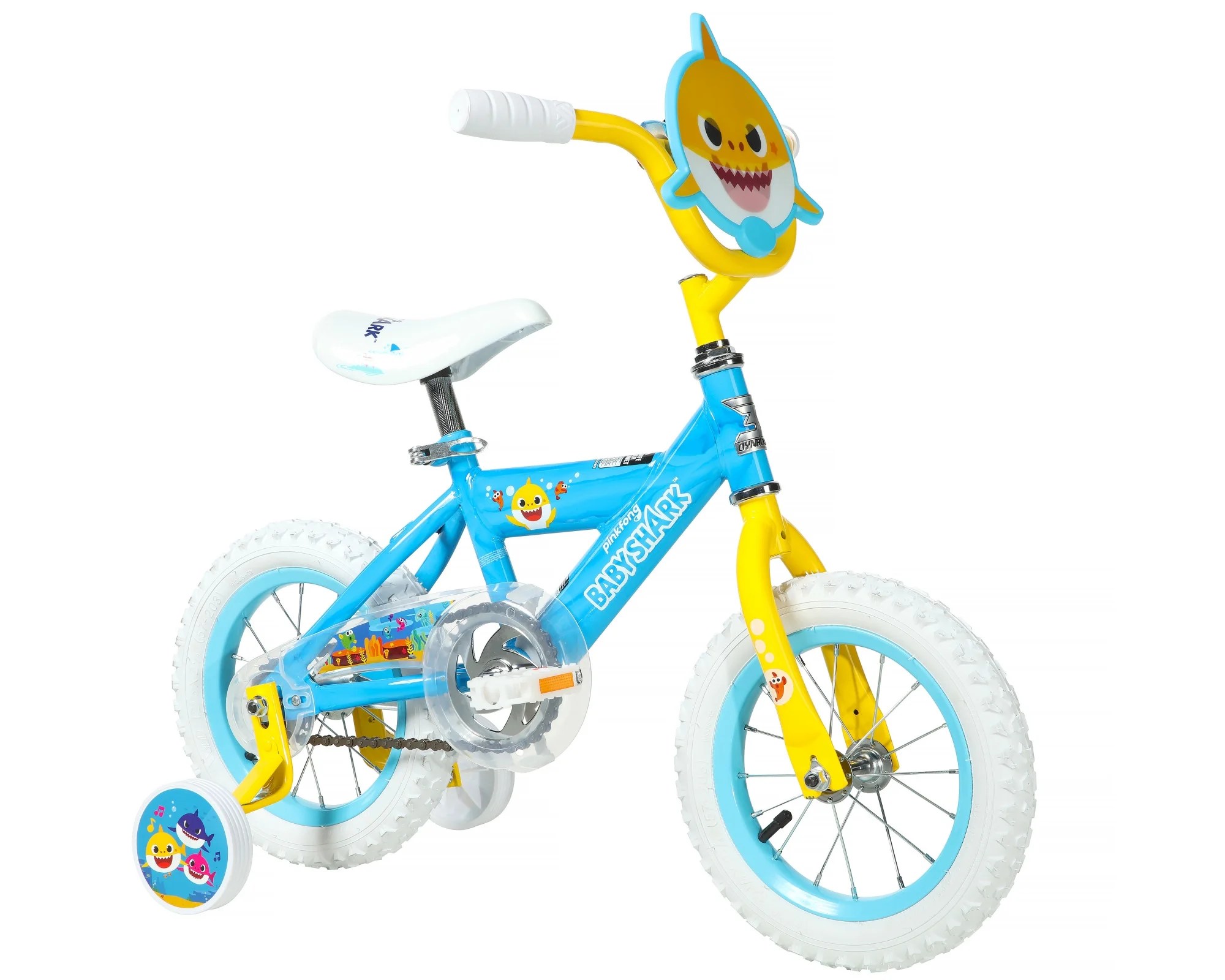 12′′ Dynacraft Baby Shark Boys BMX Bike, Kids Age 3-5 Years