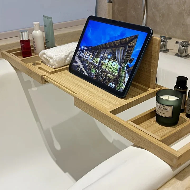 Bamboo Bathtub Tray