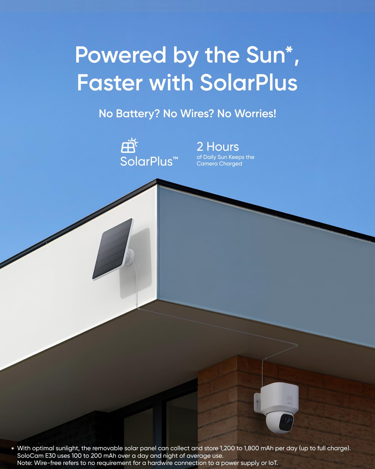 eufy 2K Security SoloCam E30, Security Cameras Wireless Outdoor