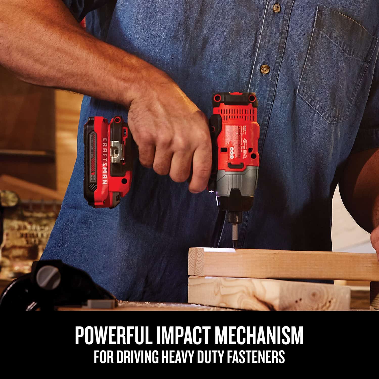 20-volt Max 1/4-in Variable Speed Cordless Impact Driver (1-Battery Included)