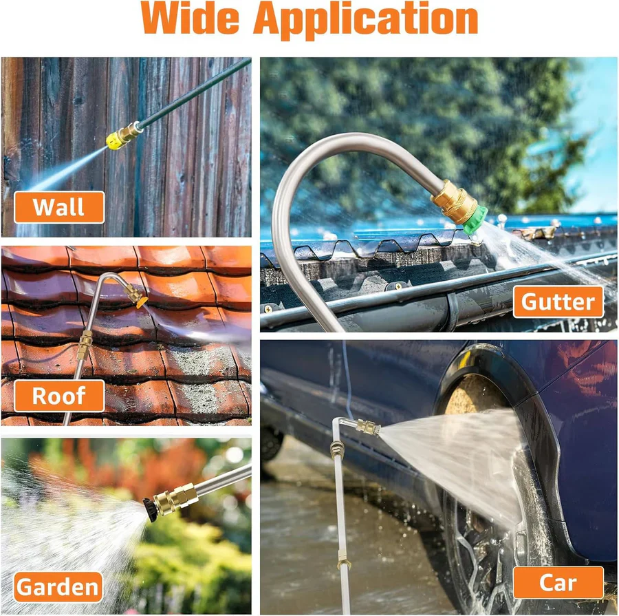 4000 PSI Telescoping Power Washer Extension Wand