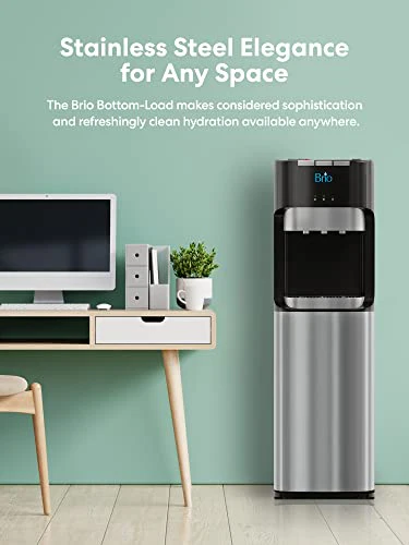 2025 Brio Bottom Loading Water Cooler Water Dispenser – Essential Series - 3 Temperature Settings