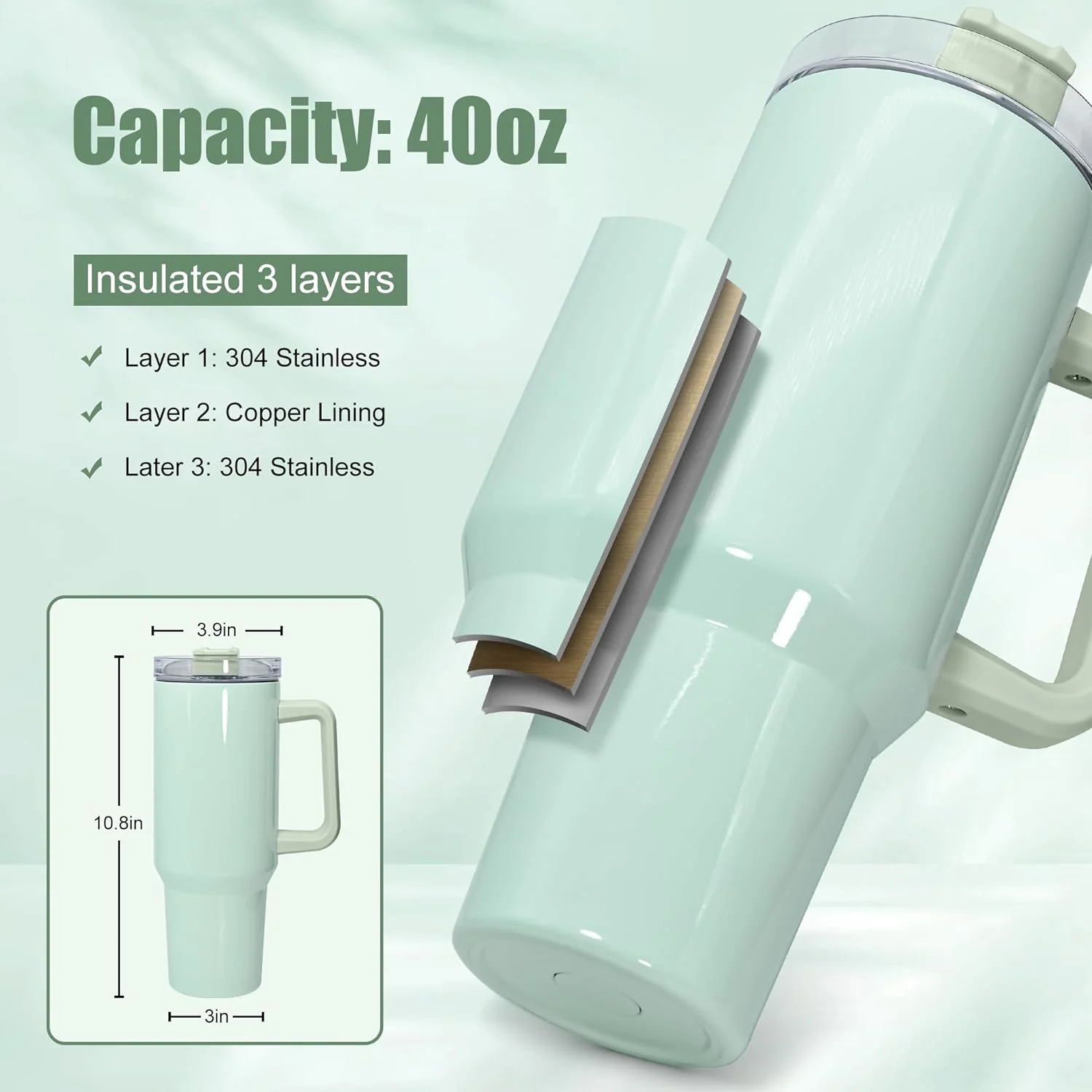 2025 40 oz sublimation glass