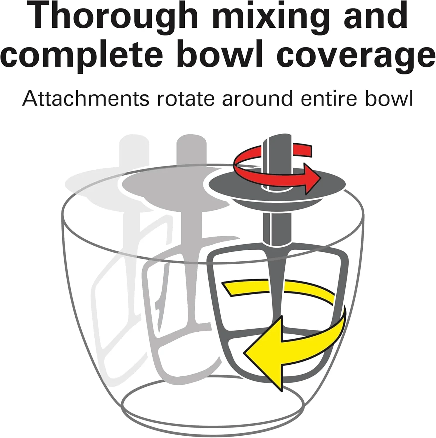 Hamilton Beach Electric Stand Mixer, 4 Quarts, Dough Hook, Flat Beater Attachments, Splash Guard 7 Speeds with Whisk, Black