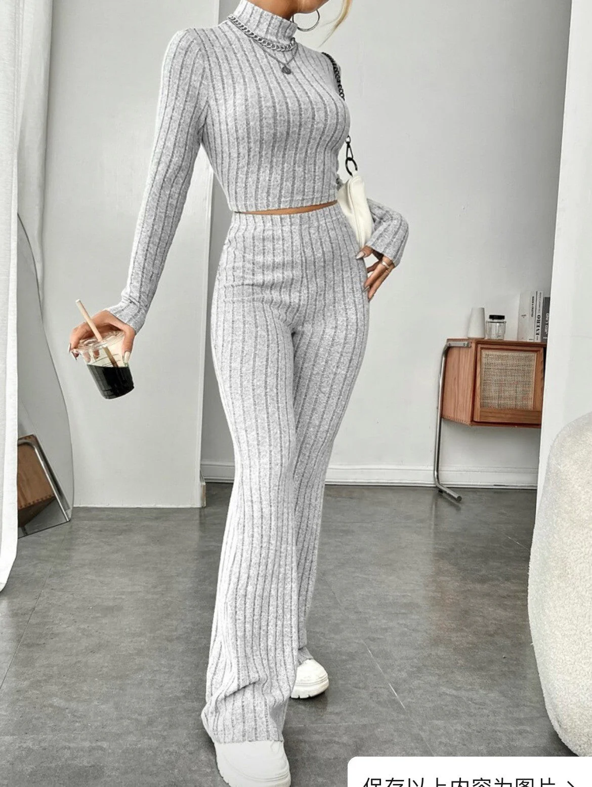Odette Two-Piece Turtleneck Set