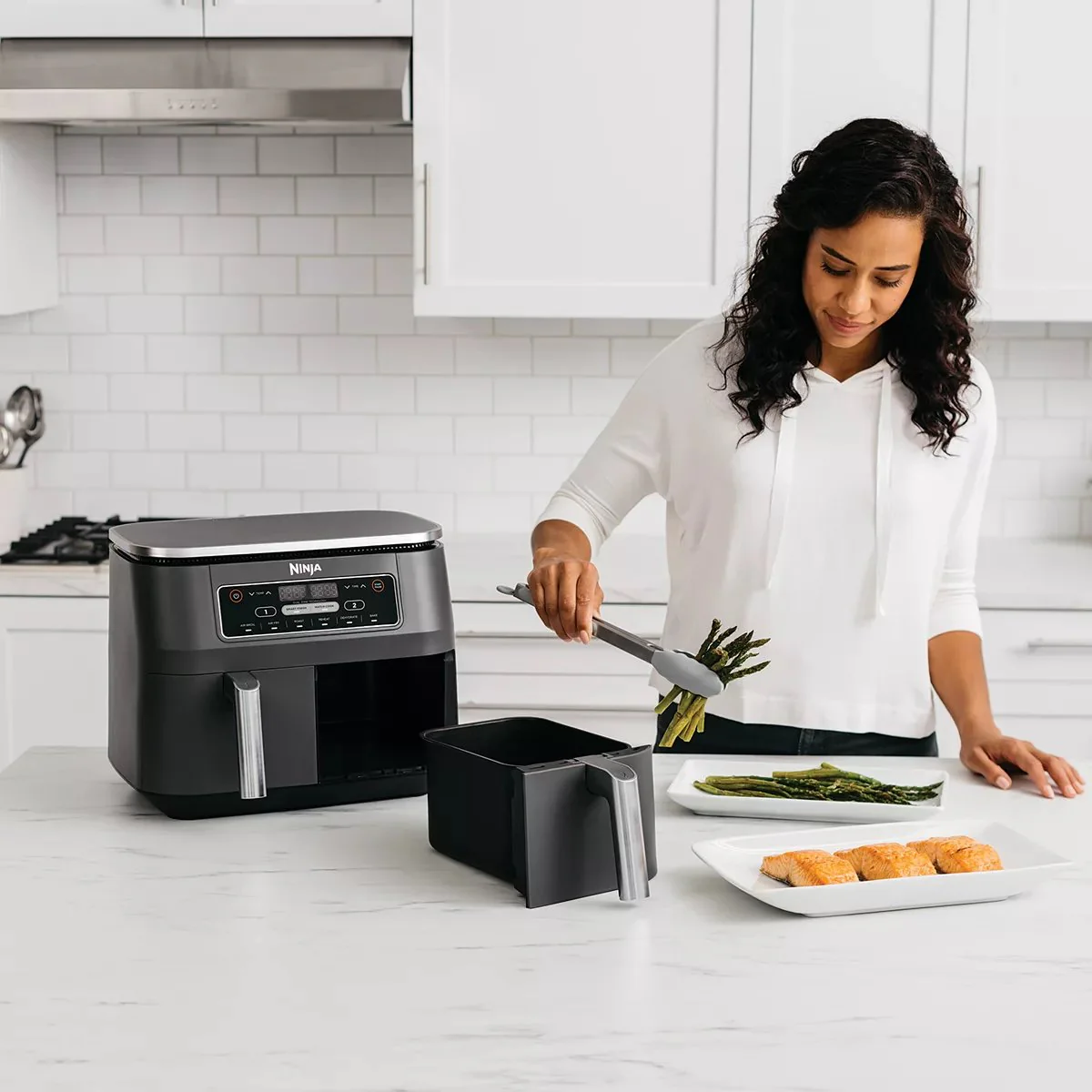 8 qt. Original Dualzone, 2-Basket Air Fryer with 6 Functions