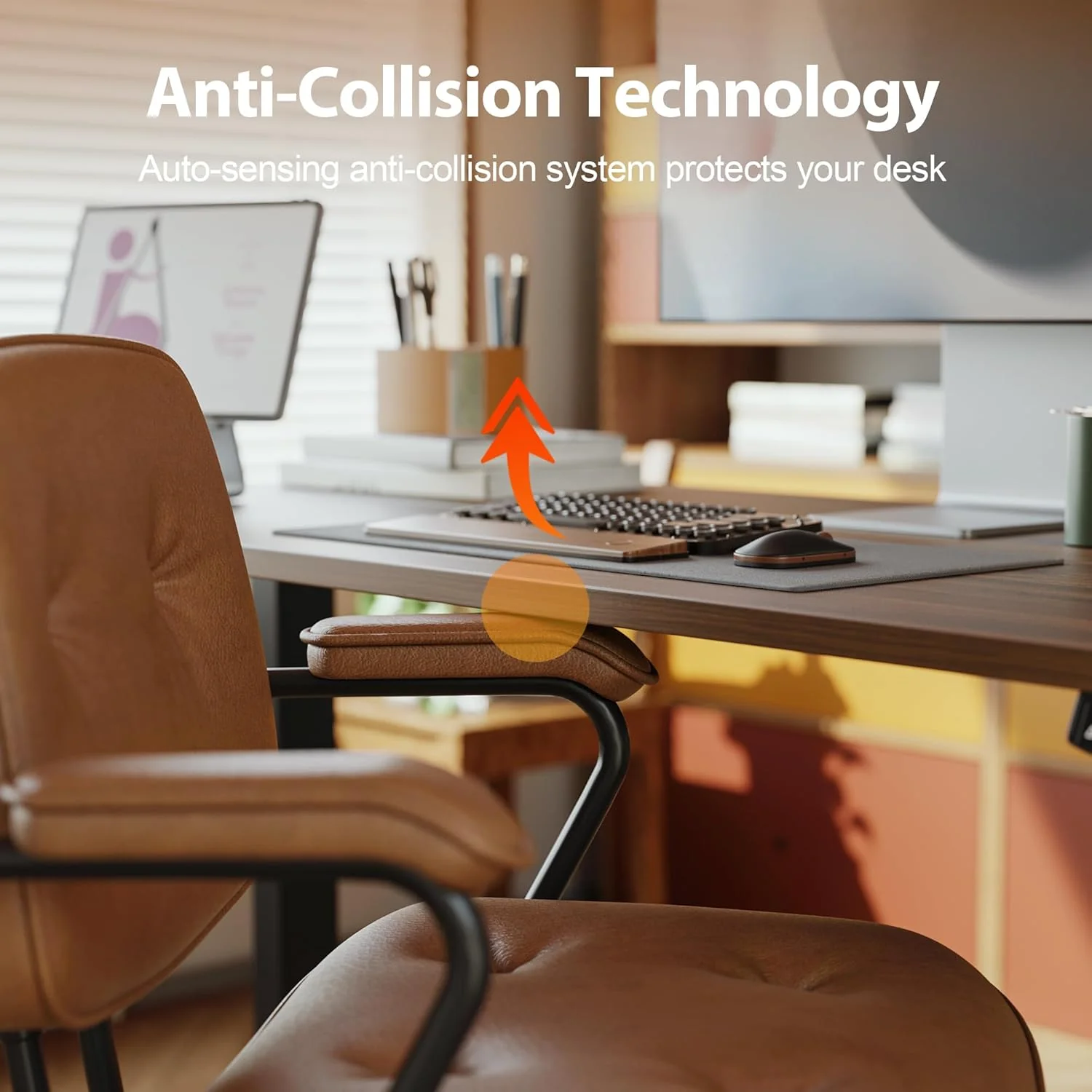 Electric Standing Desk 48 x 24 Inches Height Adjustable Desk