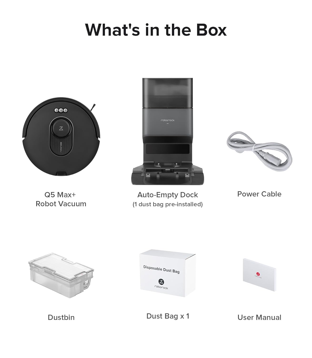 Q5 Max+ Robot Vacuum with Self-Empty Dock