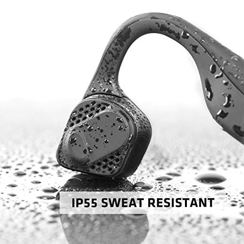 Titanium Bone Conduction Wireless Bluetooth Headphones, Black