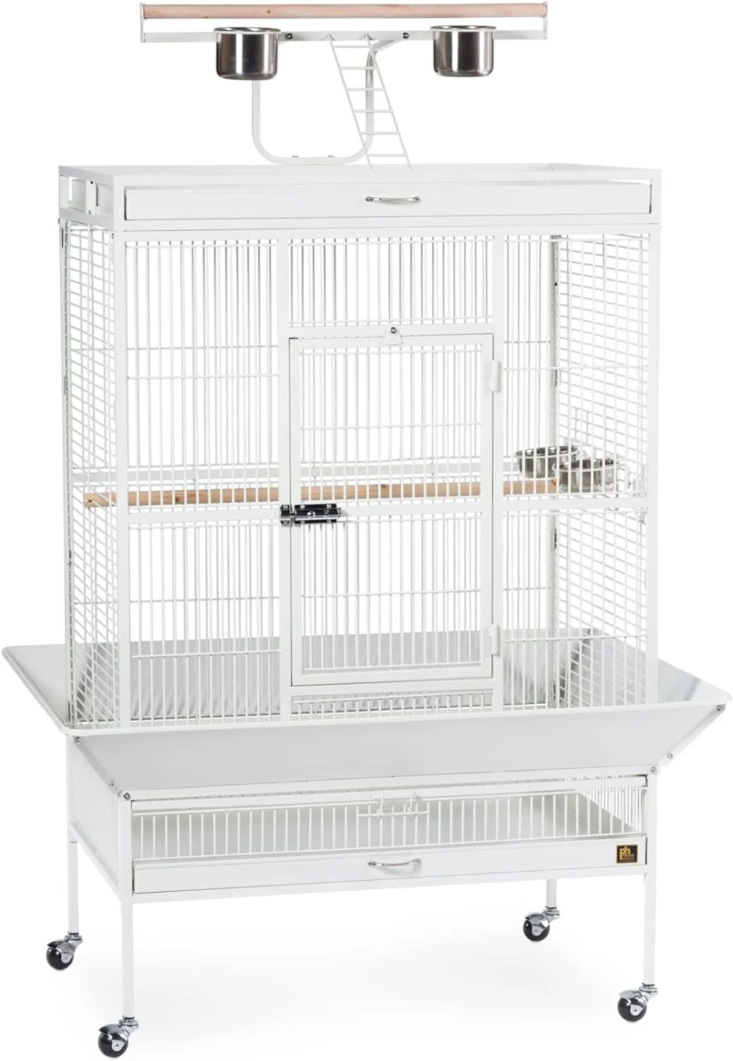 2025 Pet Products Wrought Iron Select Bird Cage 3154C, Chalk White, 36-Inch by 24-Inch by 66-Inch