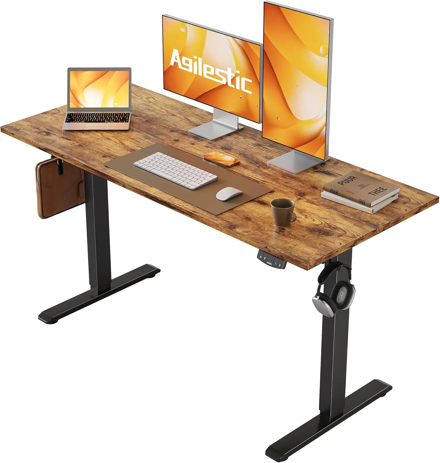 Electric Standing Desk 48 x 24 Inches Height Adjustable Desk