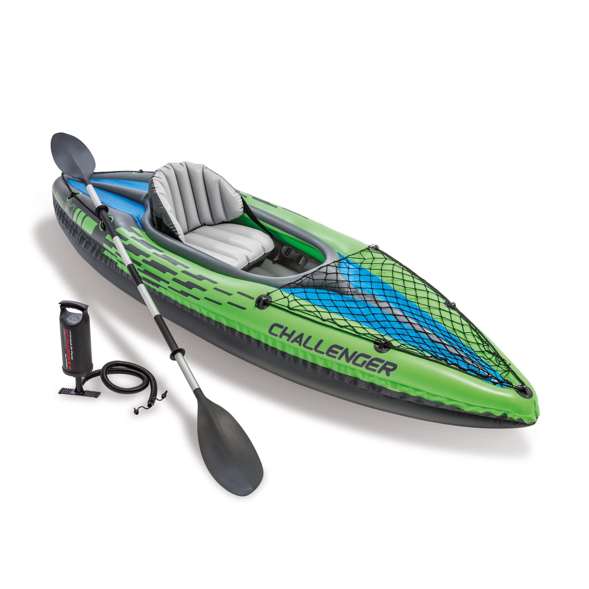 Intex Challenger K1 Inflatable Kayak Set – 1-Person – 220lb Weight Capacity