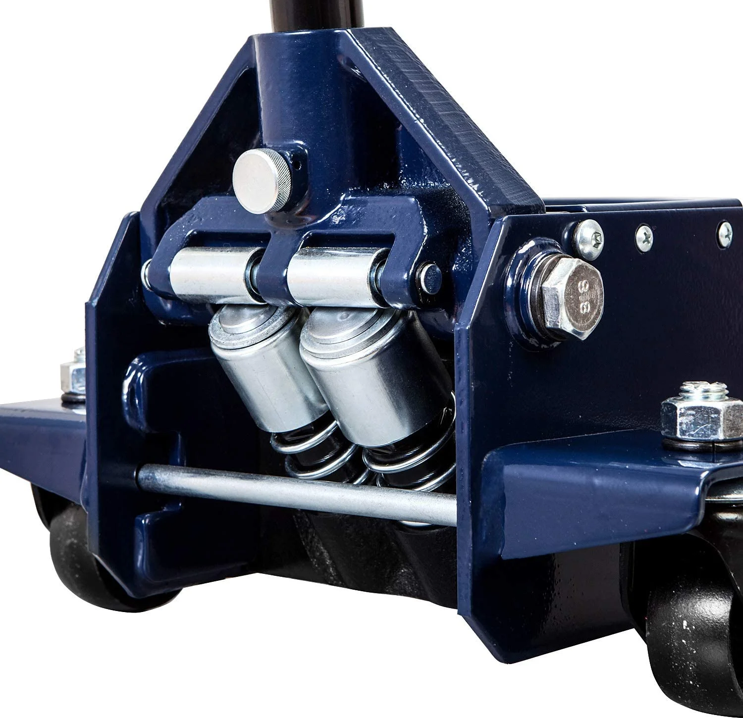 2025 4 Ton Heavy Duty Low Profile Hydraulic Floor Jack Speedy Lift Garage Car Jack, Blue, W847U