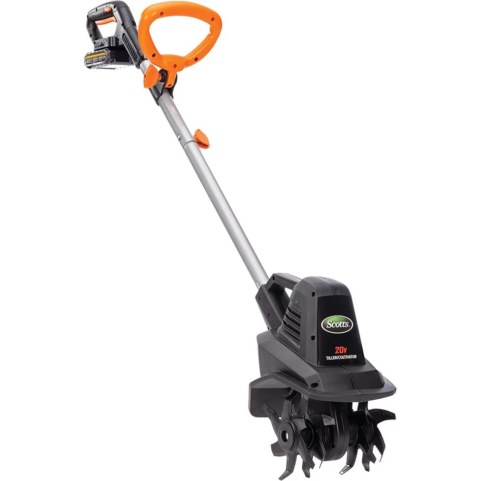 Scotts Outdoor Power Tools 20-Volt 7.5-Inch Cordless Garden Tiller Cultivator